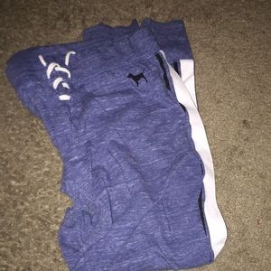 Blue sweats from pink